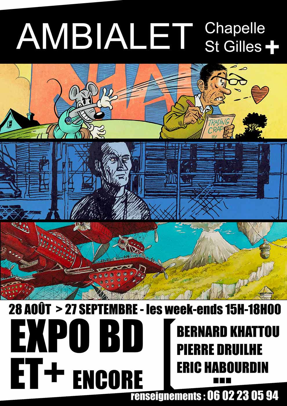 Affiche exposition B.D 2015