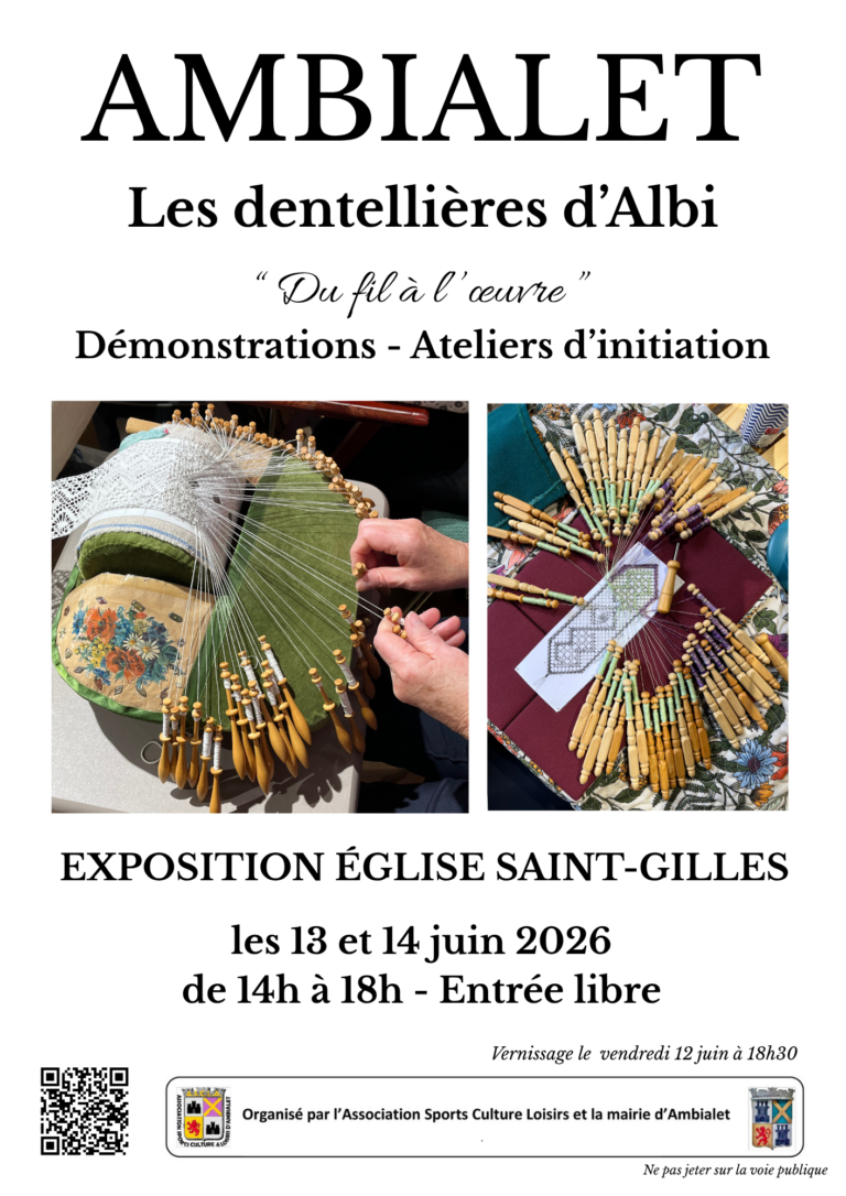 Expositions à Ambialet_2026_dentelle