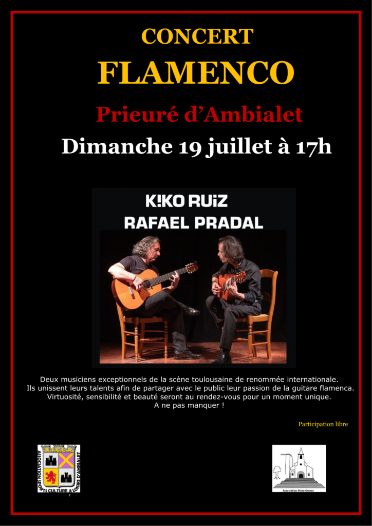 Concert de Flamenco au Prireuré _19 07 2026