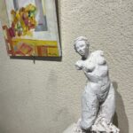 Exposition de Jacqueline Pomies et Jean-Pierre Chapuy dans l'ancienne église Saint-Gilles à Ambialet - quelques œuvres