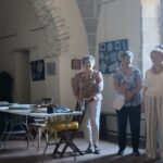 Exposition de dentelle dans l'ancienne église Saint-Gilles à Ambialet - discours du maire lors du vernissage du 12 juin 2026